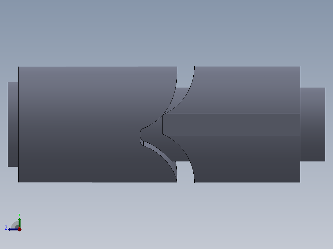 特型铰链右视图