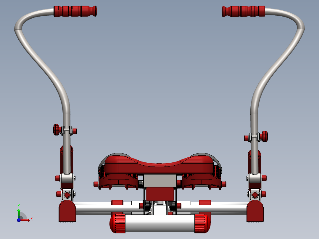 精美细致的划船健身器SW2011前视图