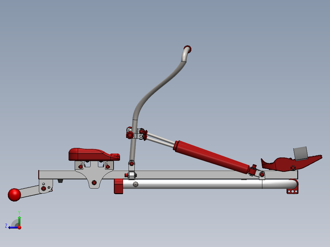 精美细致的划船健身器SW2011右视图