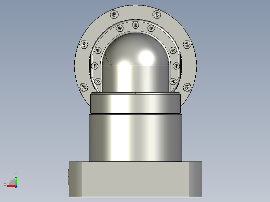 多摩川行星减速机TLR-120-L2-24HA（45度）后视图