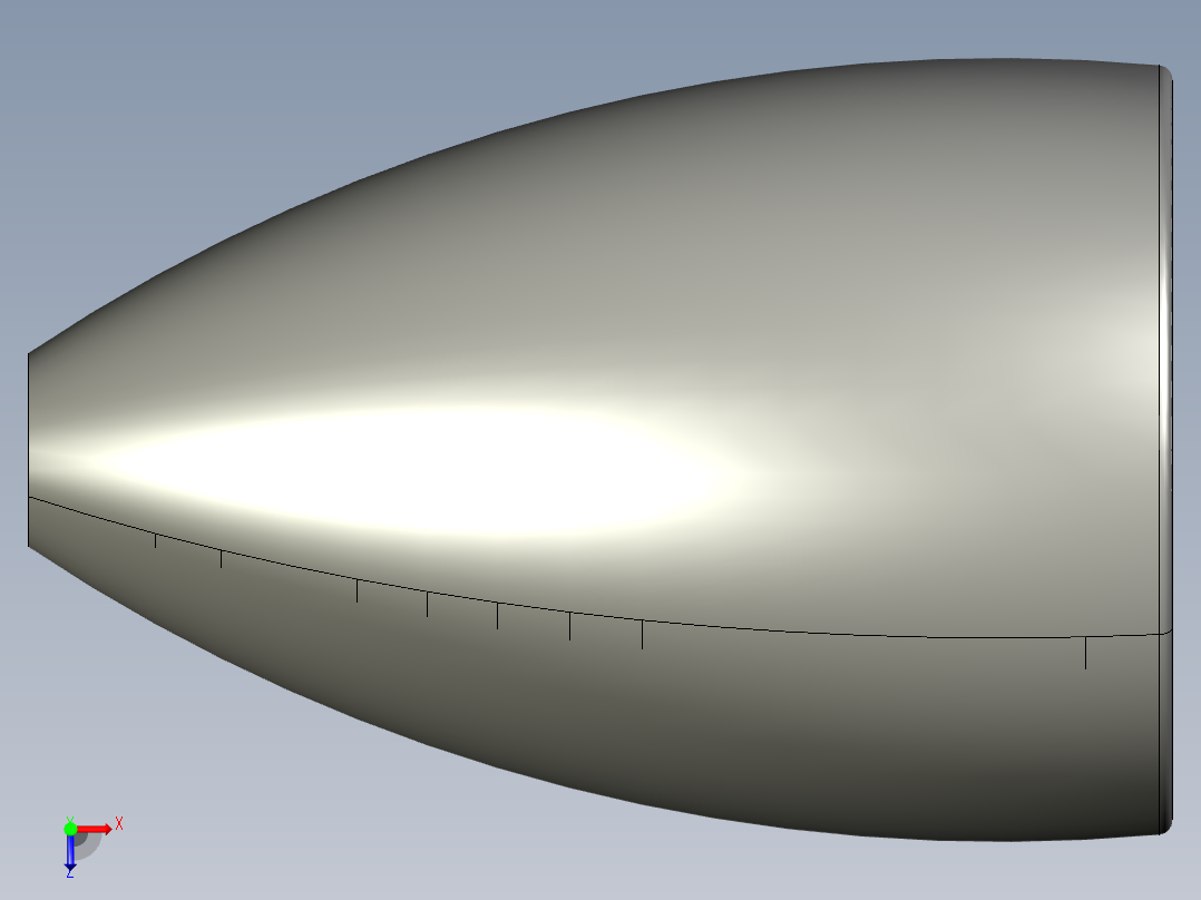 燃气轮机电机53---模型格式为 stp俯视图