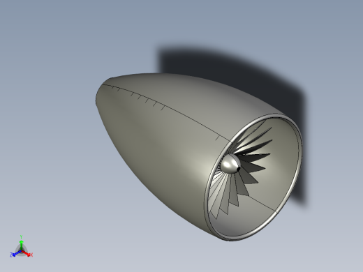 燃气轮机电机53---模型格式为 stp正等轴测缩略图