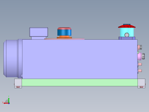 单缸3千瓦12MPa液压站含三维二维说明书后视缩略图