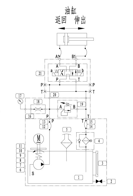 单缸3千瓦12MPa液压站含三维二维说明书缩略图
