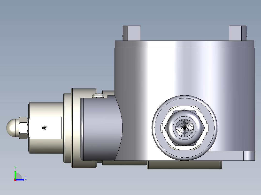 HPR-2系列电加热调节器左视图