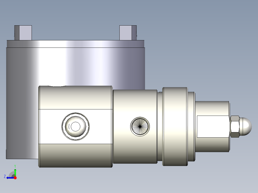 HPR-2系列电加热调节器右视图