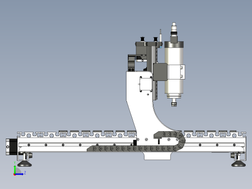 A63小型数控机床激光切割机左视缩略图