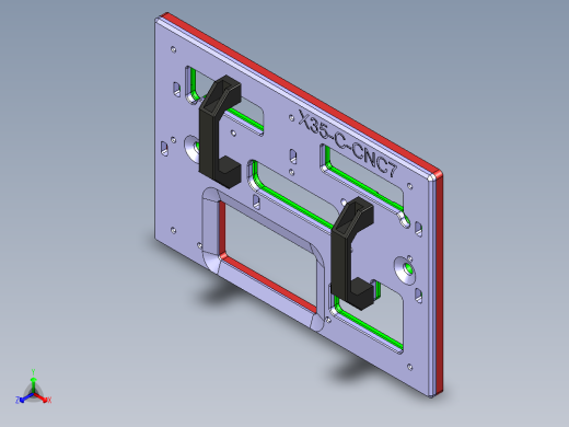 X35-C-CNC7-盖板-170802正等轴测缩略图