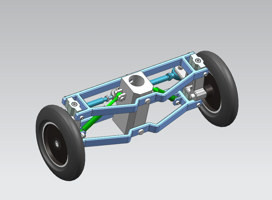 车转向减震结构669312
