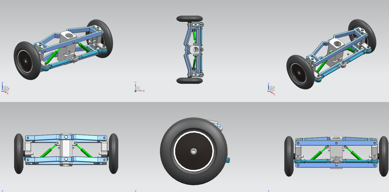 车转向减震结构669312