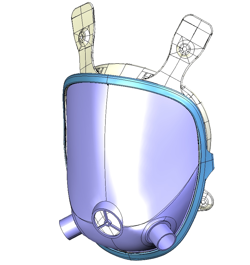 防毒防雾霾防护面罩三维Step