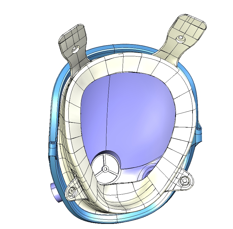 防毒防雾霾防护面罩三维Step