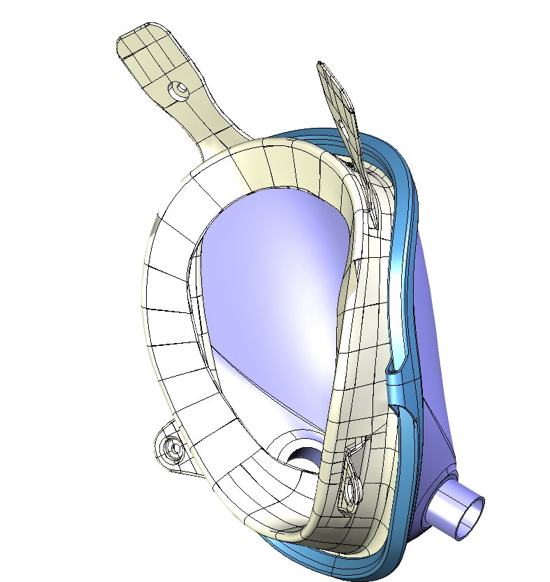 防毒防雾霾防护面罩三维Step