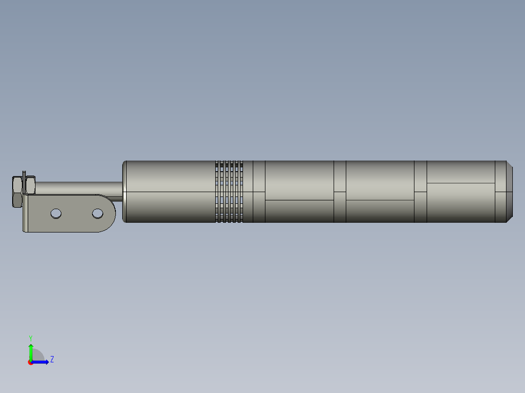 设备用三色信号灯 3左视图
