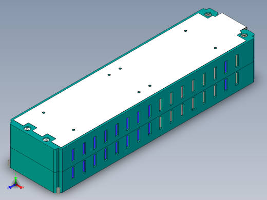 18650电池包模型图三维模型