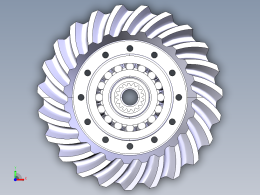 汽车差速器前视缩略图