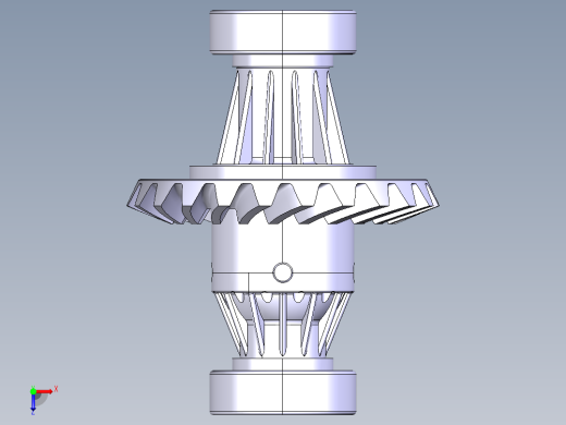 汽车差速器俯视缩略图