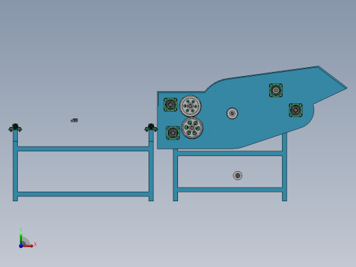 台架式玉米青贮机设计前视缩略图