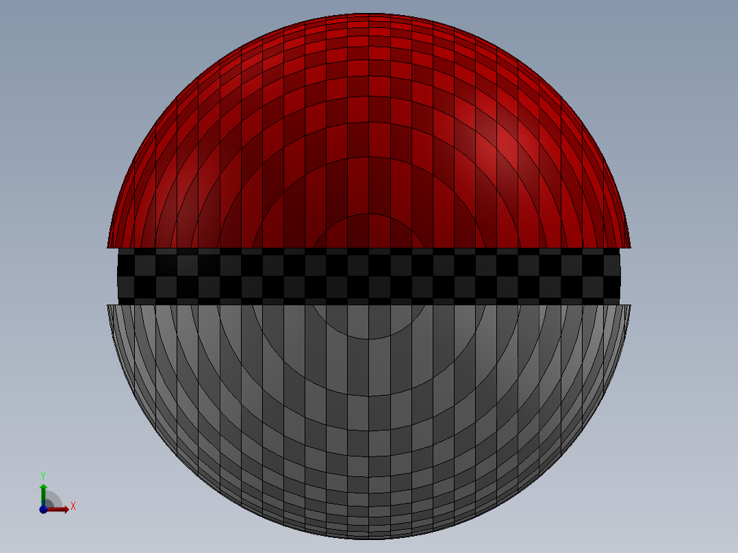 精灵球 (2)前视图