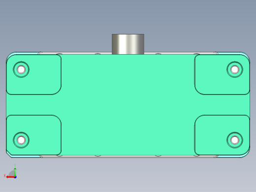 B6A-1-CNC3笔记本CNC工装夹具三维模型后视缩略图