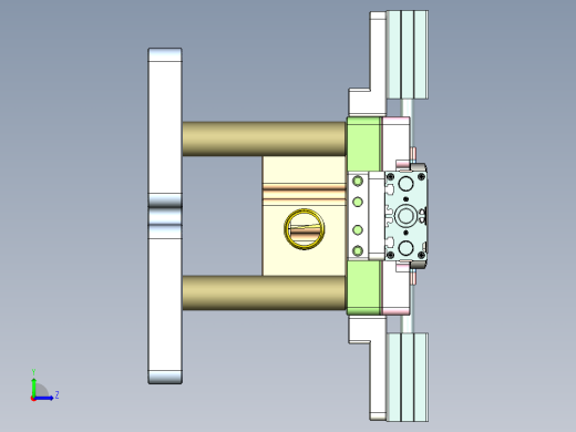 X3-B-笔记本CNC工装夹具三维模型CNC3-1009左视缩略图