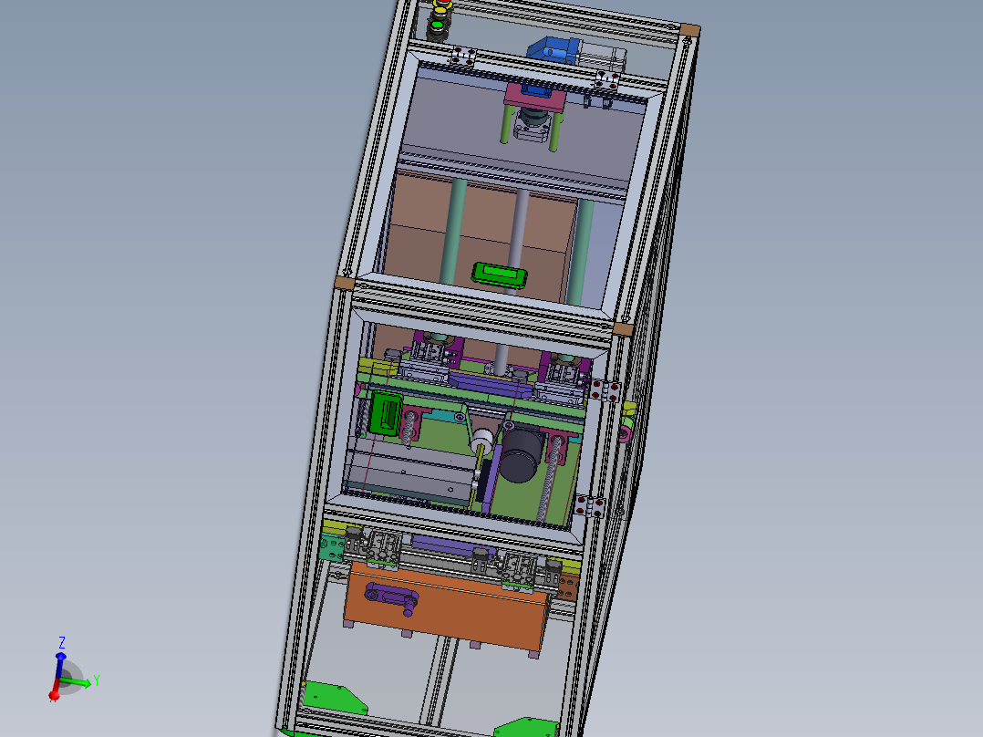 双层输送线转接机sw18可编辑
