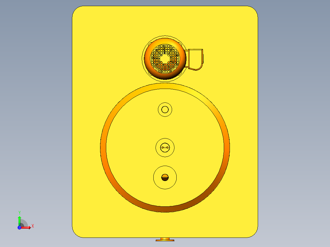连续式过滤离心机前视图