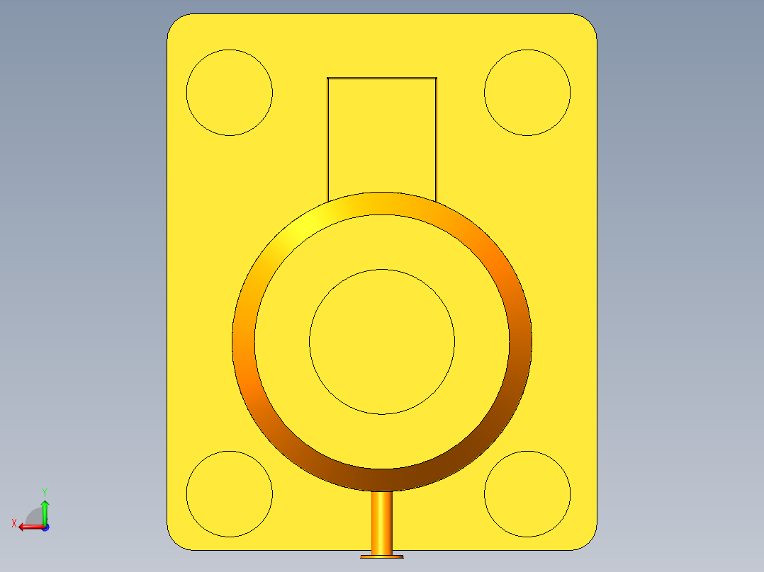 连续式过滤离心机后视图