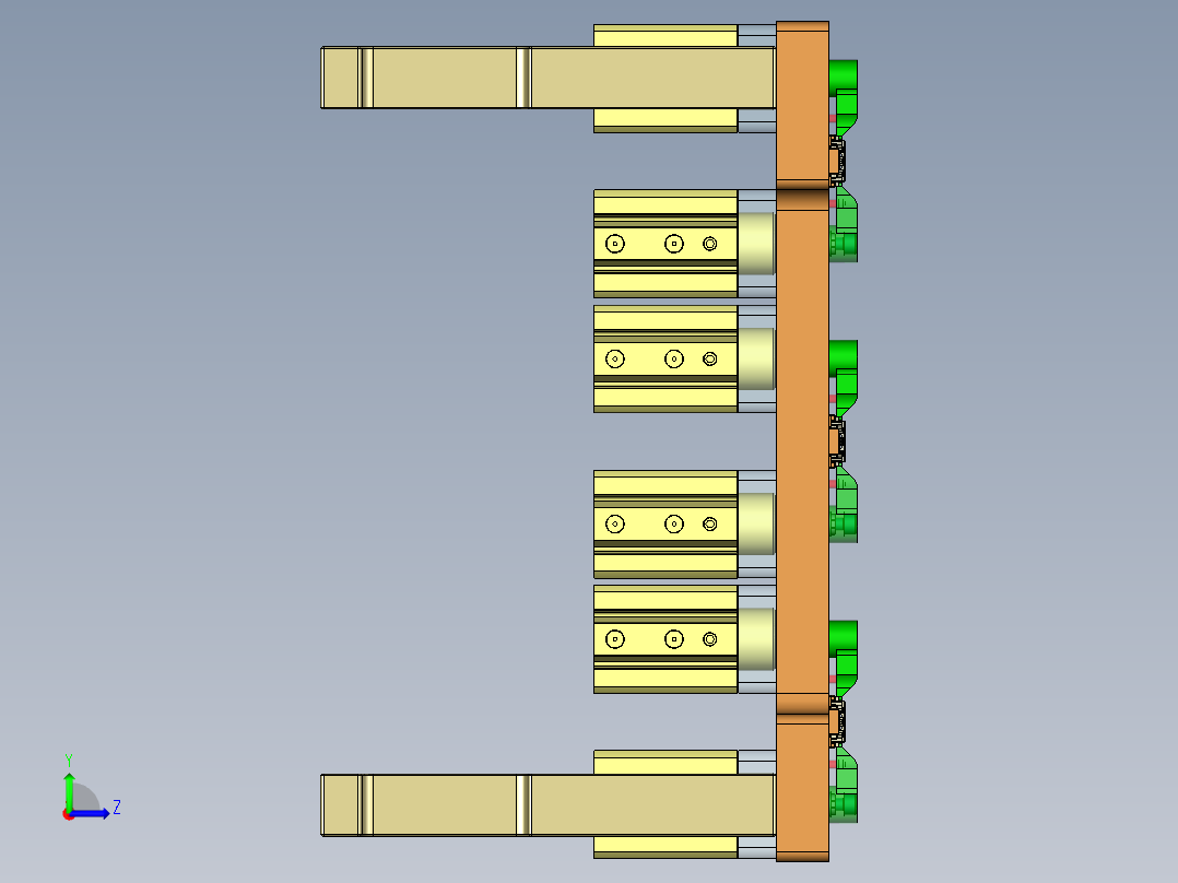 旭创0689-小件CNC工装夹具三维模型CNC1-201015左视图