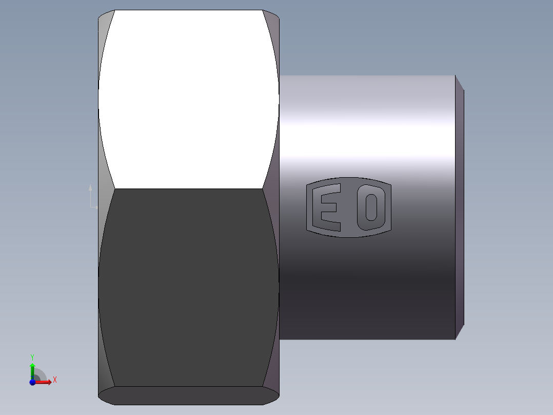 90度焊接接头、SKA35X4-前视图