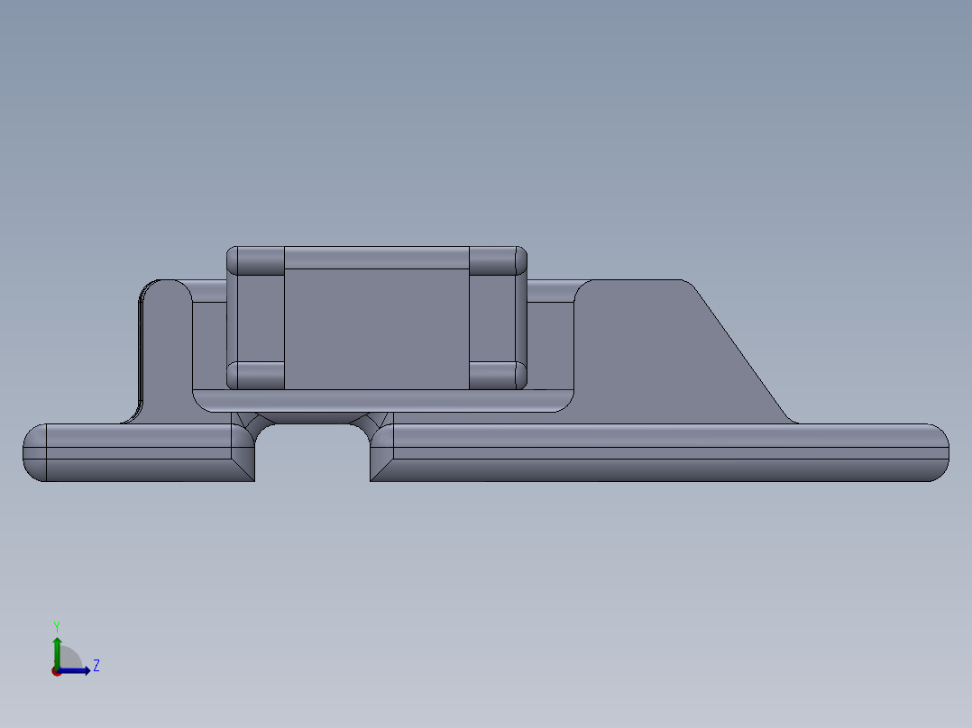 LX-16A舵机脚设计左视图
