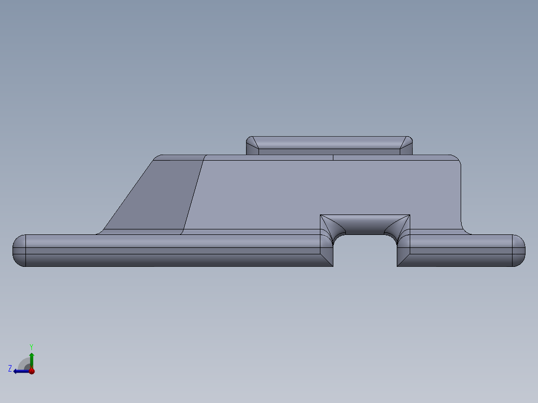 LX-16A舵机脚设计右视图