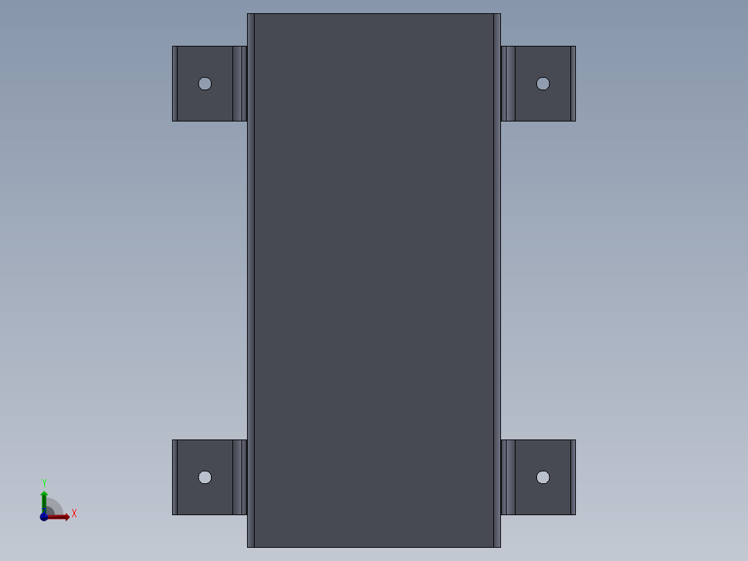 定制液压块前视图