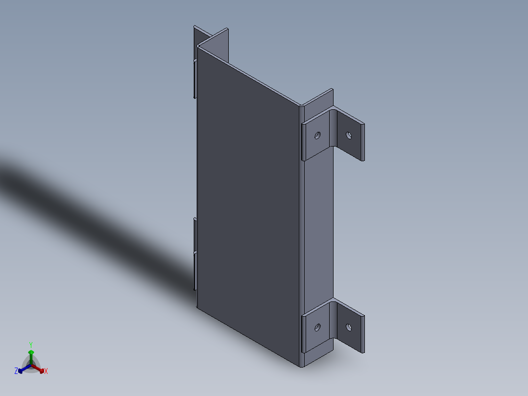 定制液压块正等轴测图