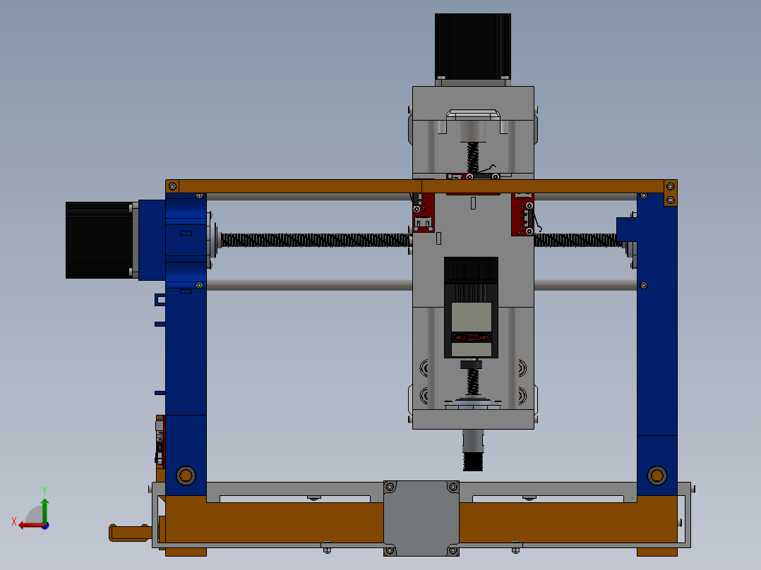 迷你cnc v1后视图