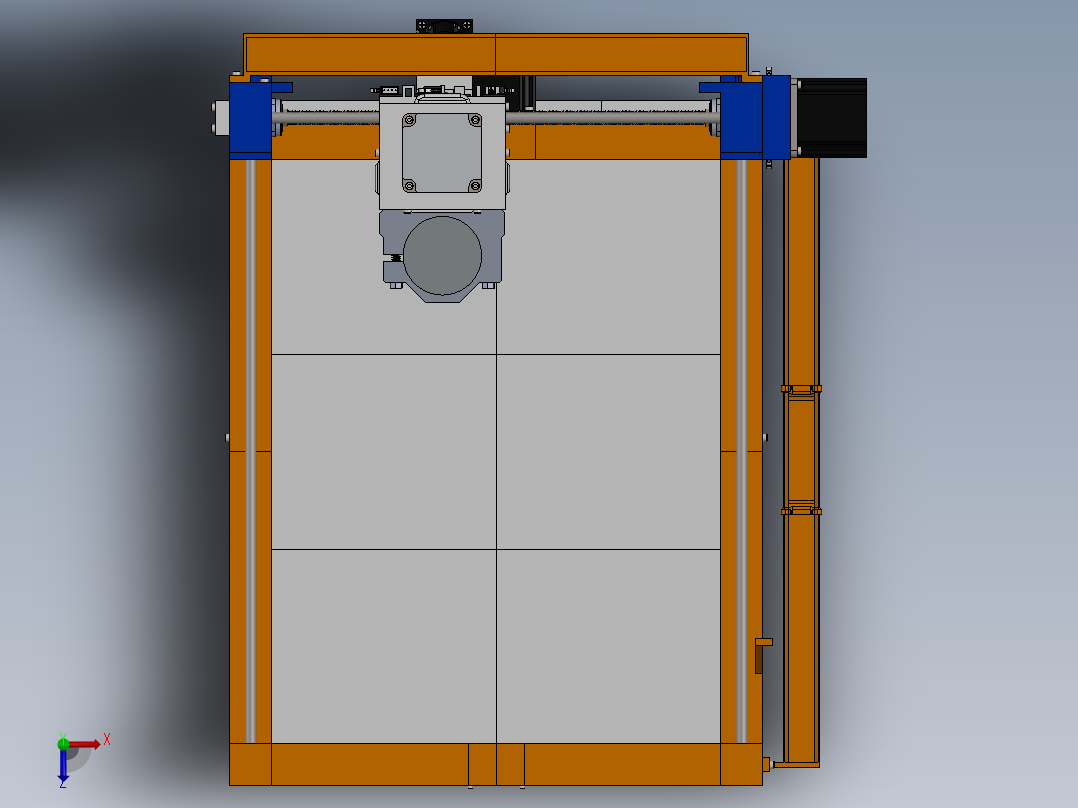 迷你cnc v1俯视图