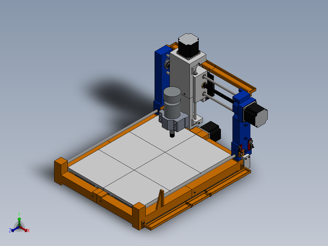 迷你cnc v1正等轴测图