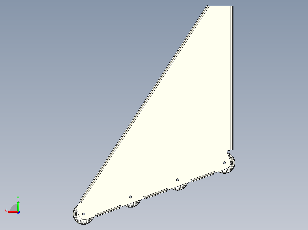 断头台臂后视图