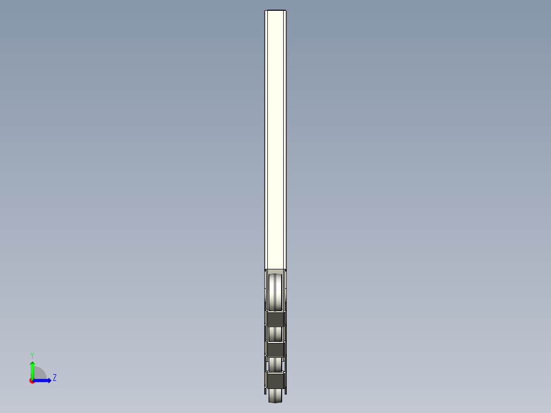 断头台臂左视图