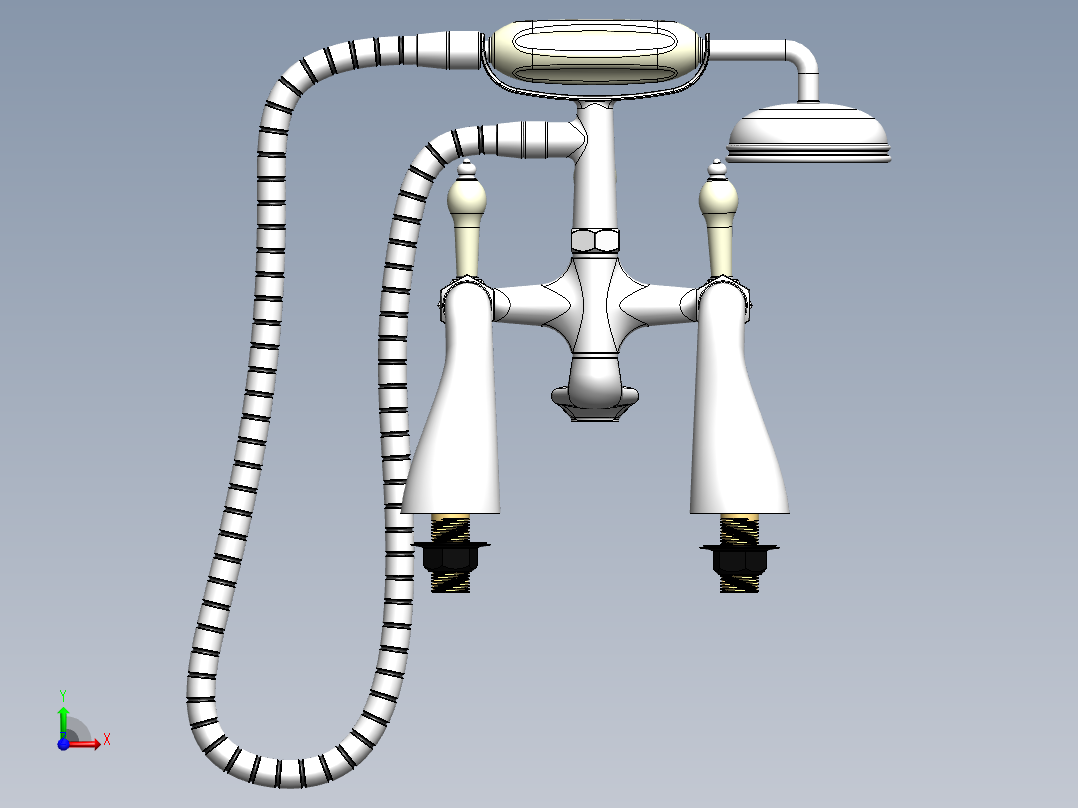 水龙头 花洒(50)前视图