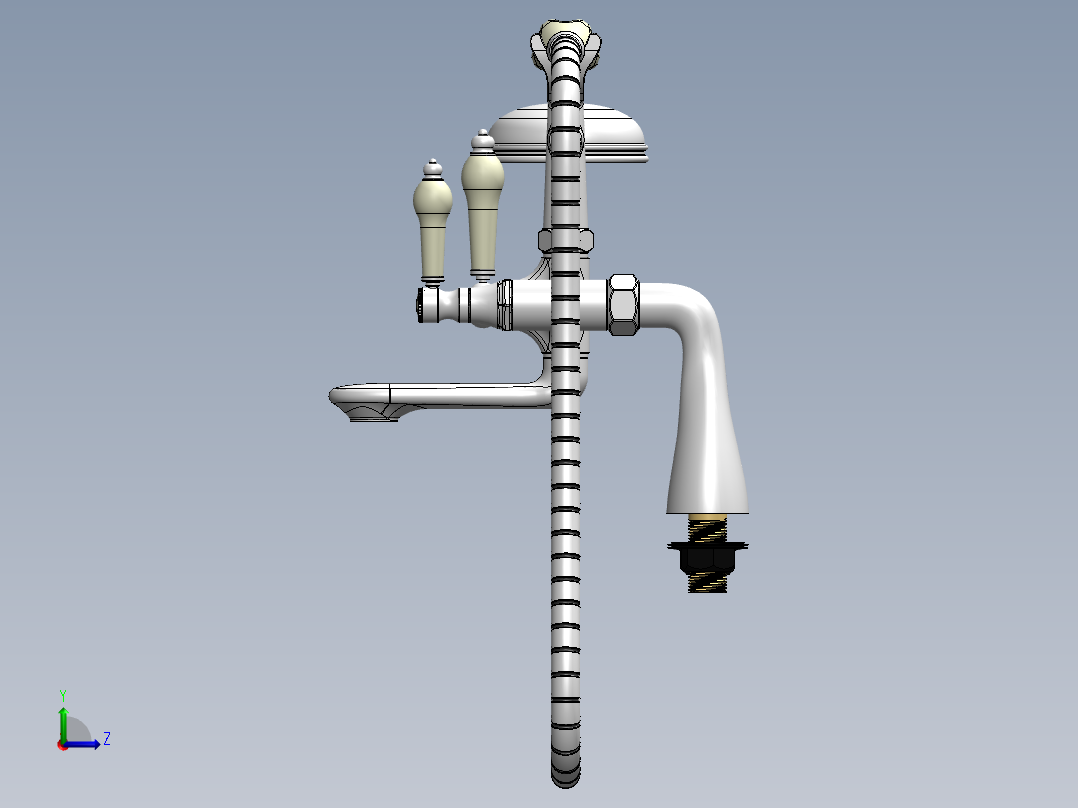 水龙头 花洒(50)左视图