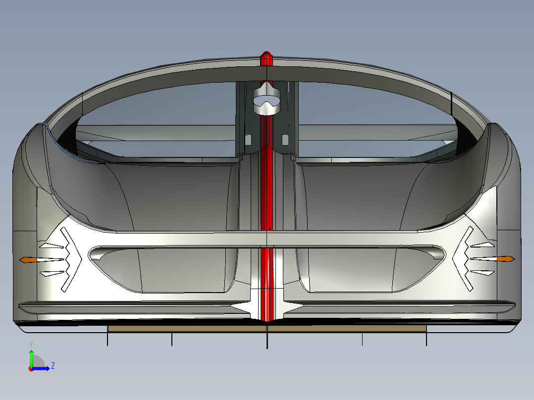 B2004396-超级跑车系统 Targa左视图