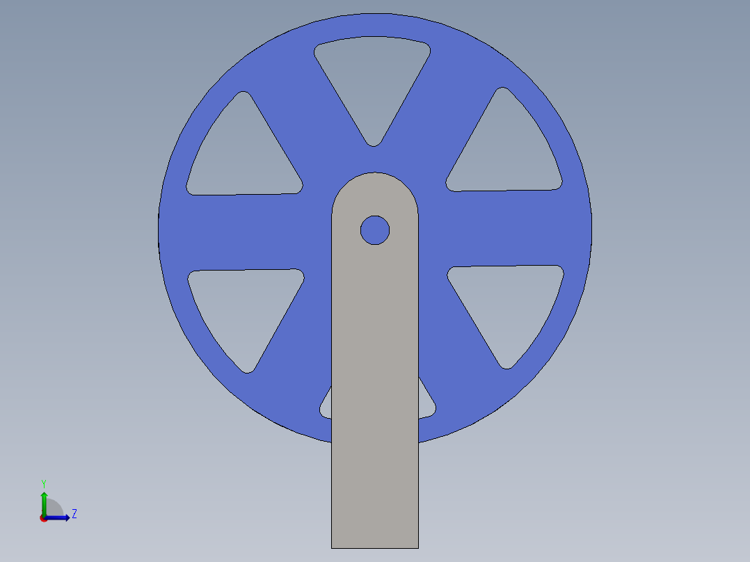 旋转机构设计左视图