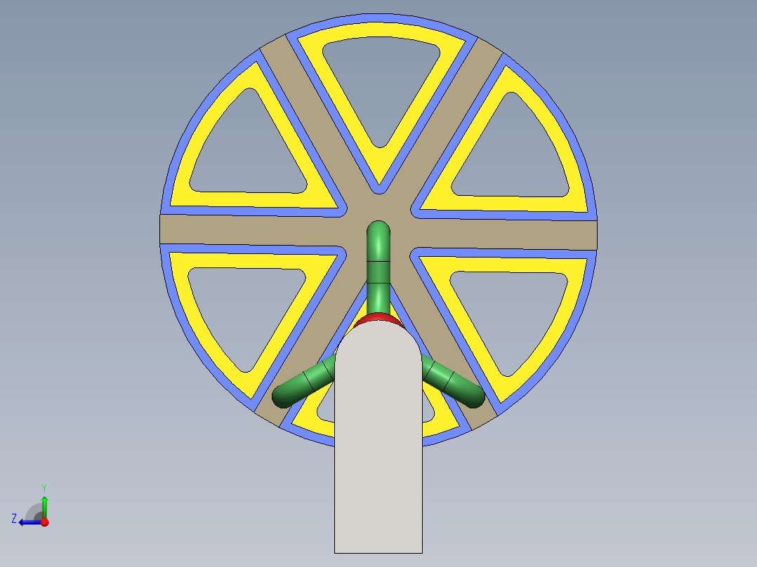 旋转机构设计右视图