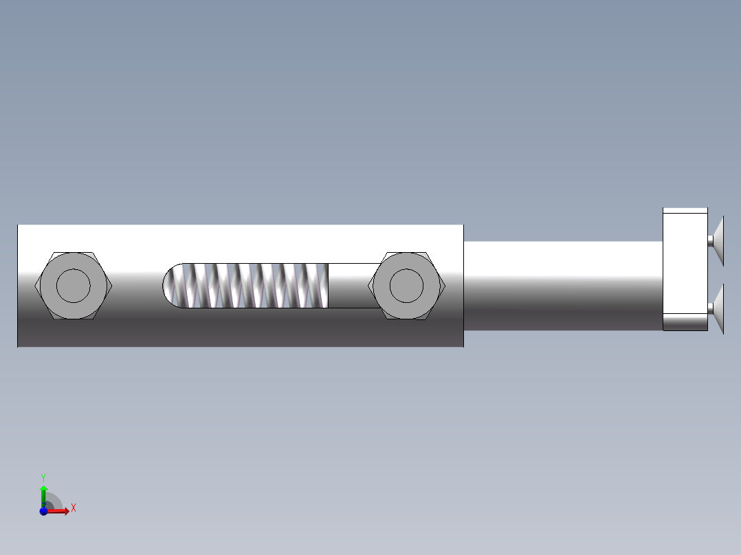 改良夹具前视图