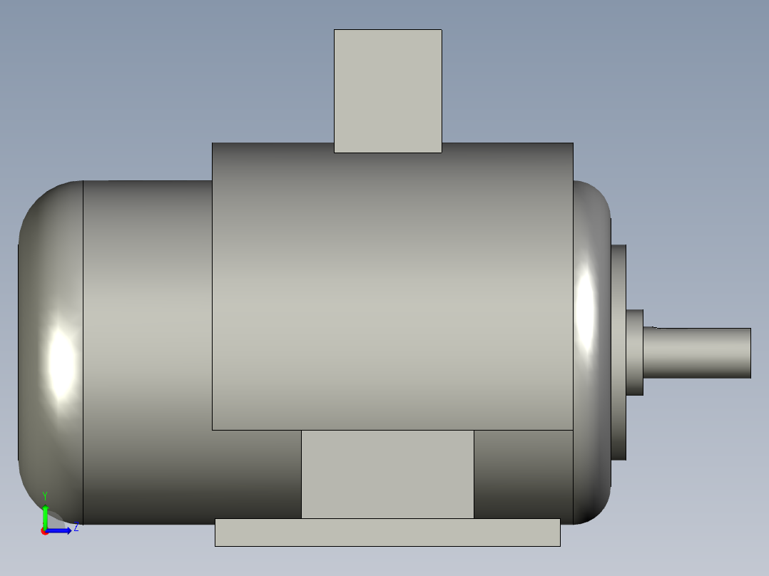 Y90L-4-IMB3电机左视图