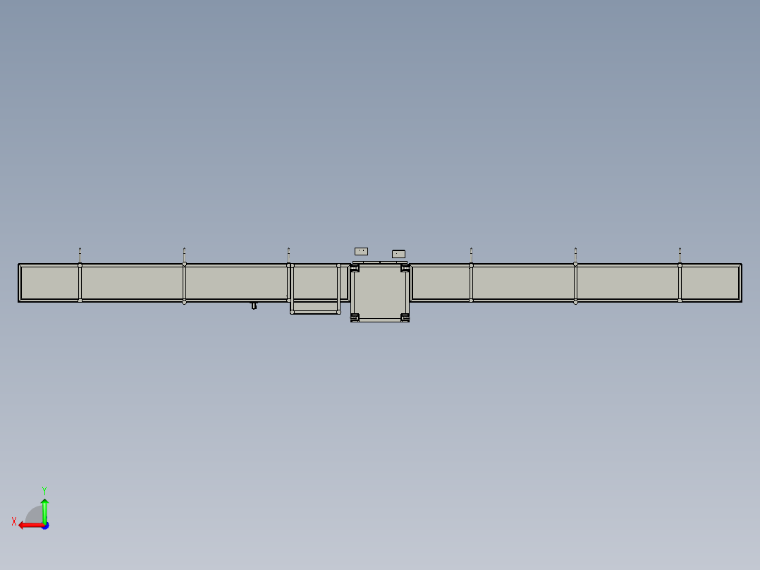 石油管道生产线喷码装置后视图