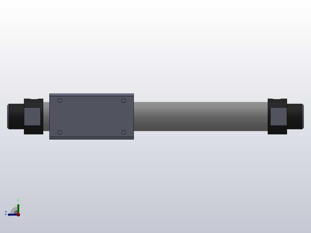 FS-CY1S20•25•32•40无杆气缸[FS-CY1B20H-100]右视图