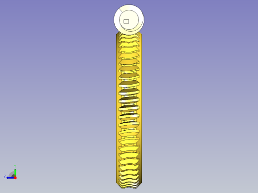蜗轮蜗杆右视缩略图