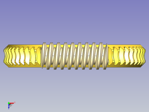 蜗轮蜗杆俯视缩略图